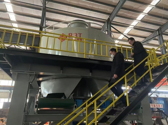 Moinho de panelas úmidas de tijolos de barro de 30 a 70 toneladas para projetos de fabricação de tijolos automáticos