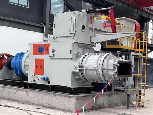 Fornecimento de BBT máquina de fabricação de tijolos de barro totalmente automática modelo EV55 extrusora de alta capacidade