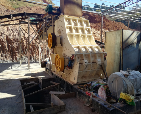 Construtor automático de martelo de dois rotores de 90 a 120 t/h, de poupança de energia, para requisitos de trituração