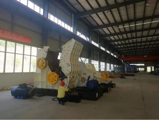 Construtor automático de martelo de dois rotores de 90 a 120 t/h, de poupança de energia, para requisitos de trituração