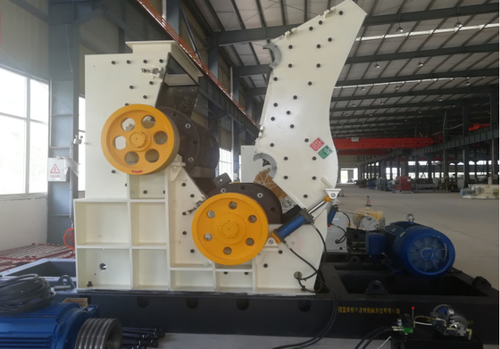 Construtor automático de martelo de dois rotores de 90 a 120 t/h, de poupança de energia, para requisitos de trituração