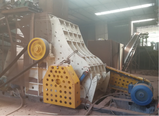 Construtor automático de martelo de dois rotores de 90 a 120 t/h, de poupança de energia, para requisitos de trituração