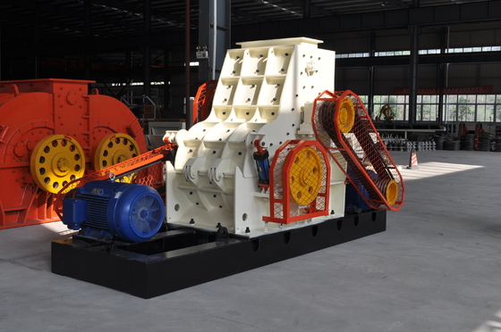 Máquina de triturar em rolos de rotor duplo vertical para linha de fabricação de tijolos de argila