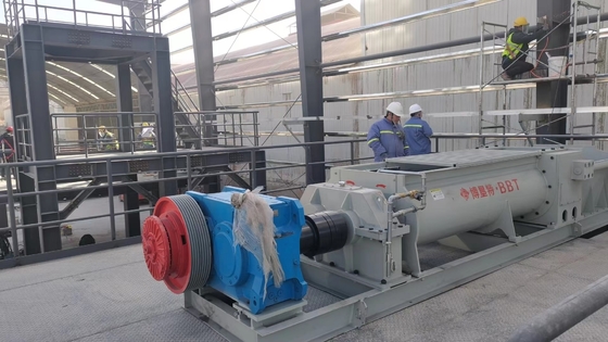 TWGD3300 máquina de extrusão de eixo duplo de mistura de tijolos de argila