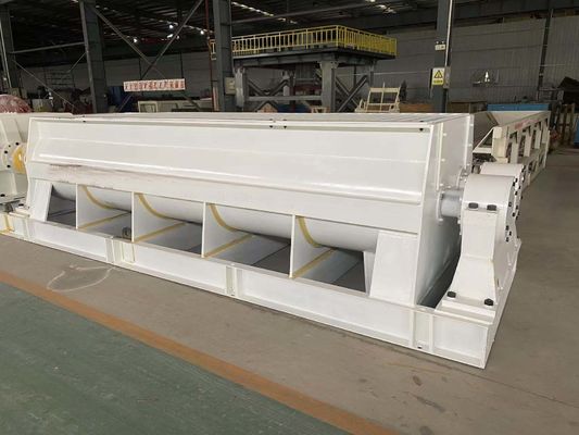 Misturador de pás de eixo duplo de 75KW 60 - 110T/H Misturador de parafuso duplo para esmagamento