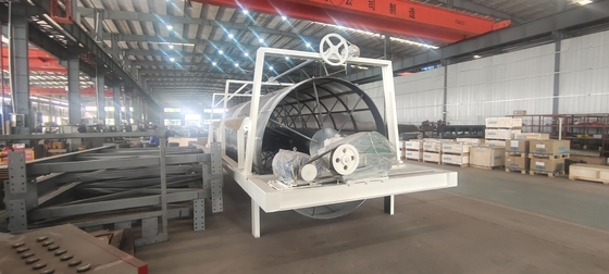 Equipamento rotativo de filtragem por tambor para fábrica de tijolos de argila