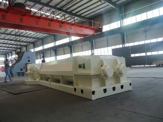 Equipamento de mistura para planta de fabricação de tijolos de argila com capacidade de 120 toneladas por hora Misturador extrusor de eixo duplo da BBT