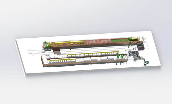 Linha de produção de tijolos de barro totalmente automática de 100 a 1.200 toneladas/dia, com secador de túnel e forno de túnel para a fabricação de tijolos de barro