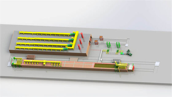 Linha de produção de tijolos de barro totalmente automática de 100 a 1.200 toneladas/dia, com secador de túnel e forno de túnel para a fabricação de tijolos de barro