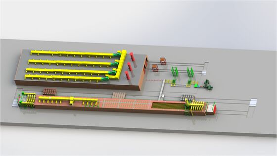Linha de produção de tijolos de barro totalmente automática de 100 a 1.200 toneladas/dia, com secador de túnel e forno de túnel para a fabricação de tijolos de barro